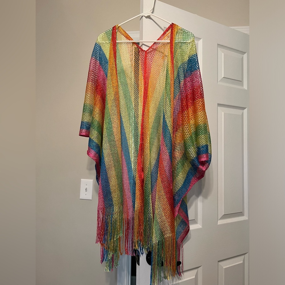 Rainbow-pride kimono